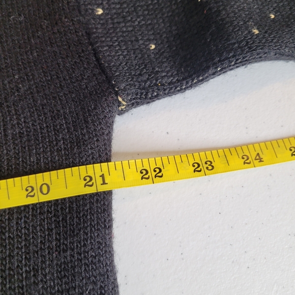 Vintage JJ Browne Christmas Holiday Black Gold Sweater Teddy Bears Size Large - Picture 11 of 13